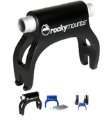 RockyMounts StreetRod Thru-Axle Bike Mount: compatible with 12 and 15mm front axles Black