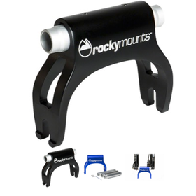 RockyMounts StreetRod Thru-Axle Bike Mount: compatible with 12 and 15mm front axles Black