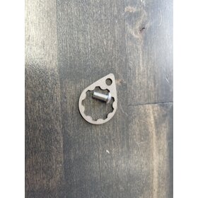 Clydesdale Axle nut retainer w/screw