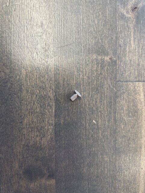 Clydesdale cable guide insert screw