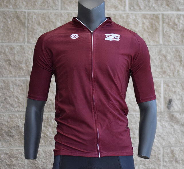 Zinn Big and Tall Shortsleeve Club jersey - Maroon (CCN Club SS +3" arm and torso))