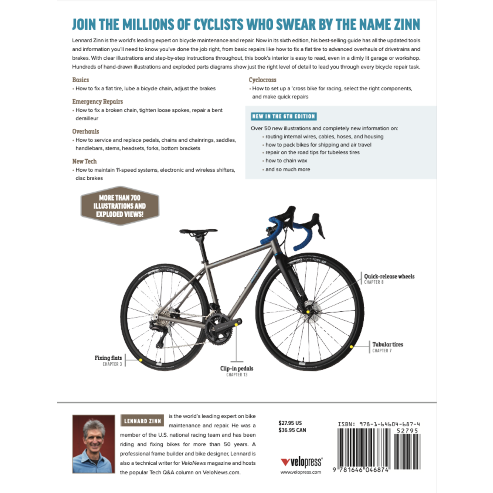 Zinn & The Art of Road Bike Maintenance, 6th Edition