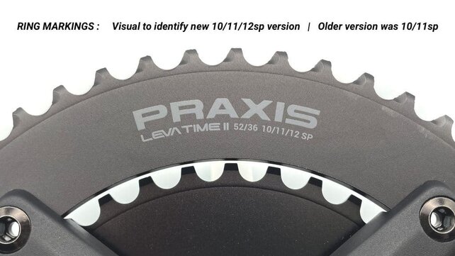 Praxis Road cranks - Alba - Alloy