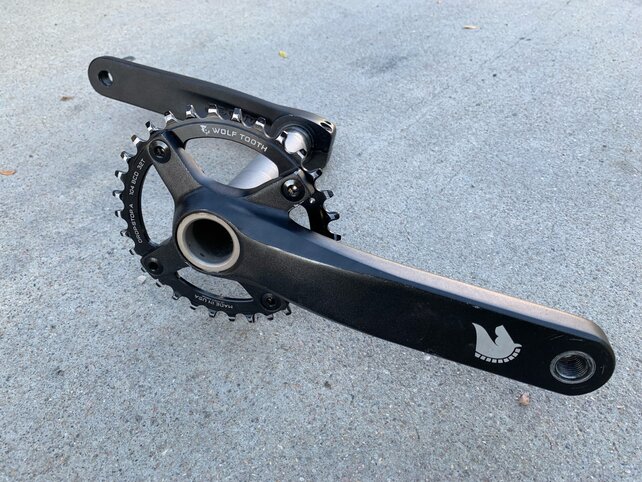 Used Clydesdale Fat Bike Crankset - 64/104bcd - 30mm spindle 190mm 120mm BB shell w/32t chainring