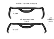 Redshift Low Flare Top Shelf Handlebar System Redshift Low Flare Top Shelf Handlebar System