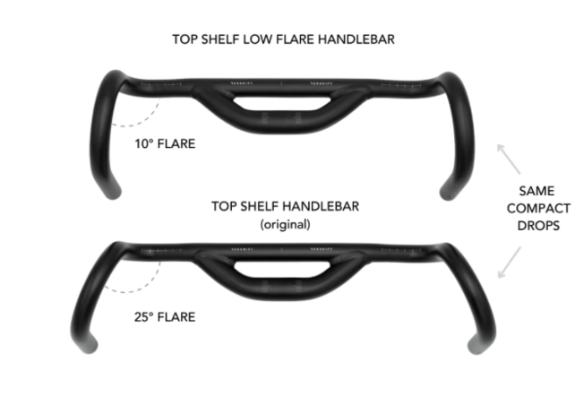 Redshift Low Flare Top Shelf Handlebar System Redshift Low Flare Top Shelf Handlebar System