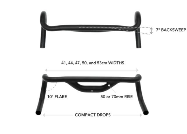 Redshift Low Flare Top Shelf Handlebar System Redshift Low Flare Top Shelf Handlebar System