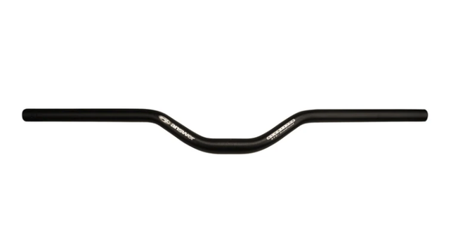 Answer Alumilite Classic 2" Rise Bar Black 25.4mm, 25.4mm / 2" / Black