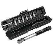 Pro Torque Wrench Adjustable 3-15Nm with Sockets and Extension