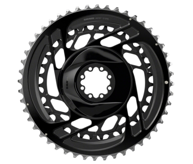 SRAM Force 2x Chainring Kit - 48/35t, 2x12-Speed, 8-Bolt, Direct Mount, Black, D2
