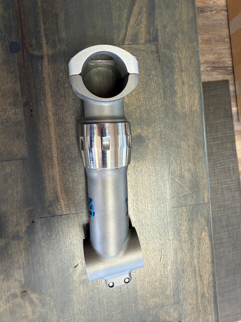 Titanium Travel Bike Stem - 130mm 6 degree - 31.8mm clamp - With S&S Coupler Titanium Travel Bike Stem - 130mm 6 degree - 31.8mm clamp - With S&S Coupler