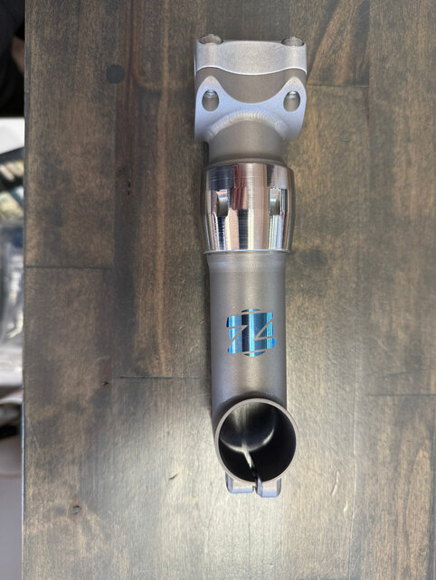 Titanium Travel Bike Stem - 130mm 6 degree - 31.8mm clamp - With S&S Coupler Titanium Travel Bike Stem - 130mm 6 degree - 31.8mm clamp - With S&S Coupler