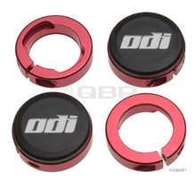ODI Lock Jaw clamps w/ Snap caps Red set/4