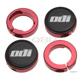 ODI Lock Jaw clamps w/ Snap caps Red set/4