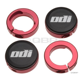 ODI Lock Jaw clamps w/ Snap caps Red set/4