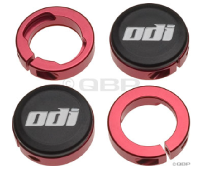 ODI Lock Jaw clamps w/ Snap caps Red set/4 ODI Lock Jaw clamps w/ Snap caps Red set/4