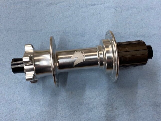 Clydesdale Rear Fat Bike Hub - 32 hole 12x177mm - silver