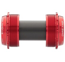 Chris King ThreadFit T47 24x Bottom Bracket with Fit Kit 4 - T47 For Shimano Hollowtech II Red