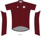 Zinn Big and Tall Shortsleeve Club jersey - Maroon (CCN Club SS +3" arm and torso))