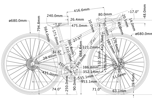 Tui ER1 Road Bike- 105 2x12 - Lightweight Titanium road bike