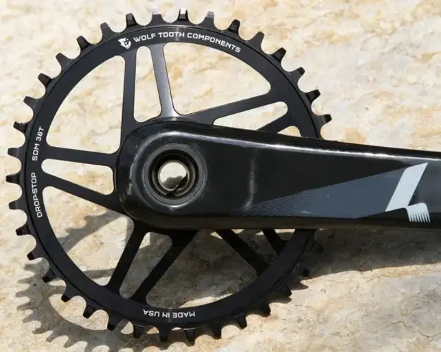 Wolf Tooth Direct Mount Chainring for SRAM compatible with SRAM Flattop