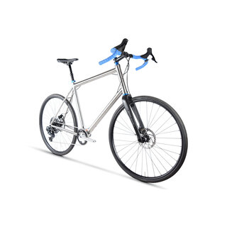 Clydesdale Team 750D GR2 AXS 1x - Titanium All-Road Bike  with 750D wheels