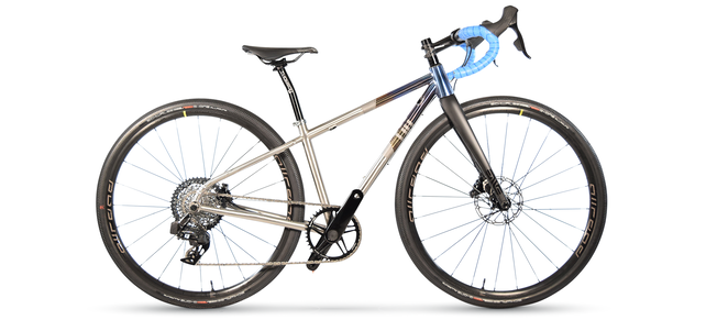 Tui GR1x Gravel Bike - GRX 1x12 - Lightweight Titanium gravel bike