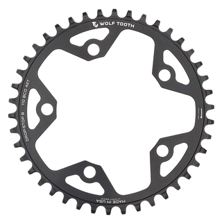 Wolf Tooth 110 BCD 5 Bolt Chainring 42T compatible with SRAM Flattop dropstop B