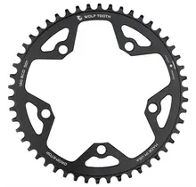 Wolf Tooth 130 BCD 5 Bolt Chainring 50T compatible with SRAM Flattop