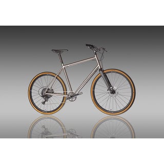 Clydesdale Rein H2 Sport Hybrid - Deore 1x12 - Titanium city bike