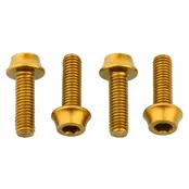 Wolf Tooth Water Bottle Cage Bolts, Aluminum - 4 pcs. / Wolf Tooth Water Bottle Cage Bolts, Aluminum - 4 pcs. /