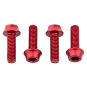 Wolf Tooth Water Bottle Cage Bolts, Aluminum - 4 pcs. / Wolf Tooth Water Bottle Cage Bolts, Aluminum - 4 pcs. /