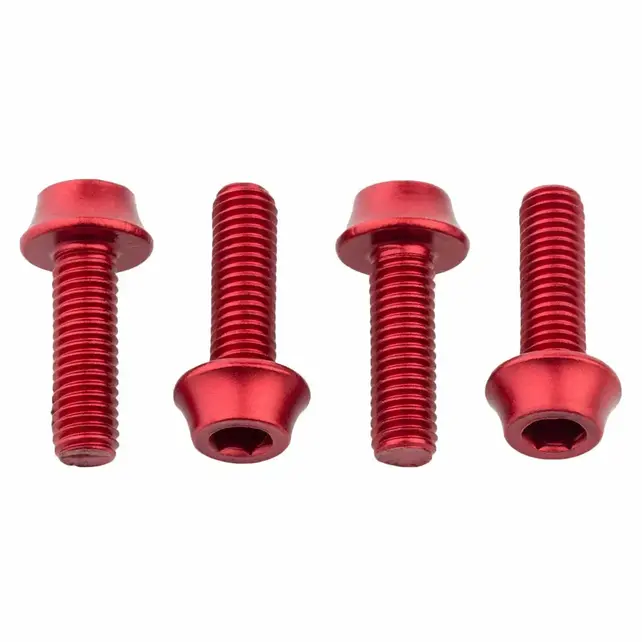Wolf Tooth Water Bottle Cage Bolts, Aluminum - 4 pcs. / Wolf Tooth Water Bottle Cage Bolts, Aluminum - 4 pcs. /