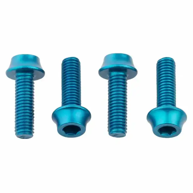 Wolf Tooth Water Bottle Cage Bolts, Aluminum - 4 pcs. / Wolf Tooth Water Bottle Cage Bolts, Aluminum - 4 pcs. /