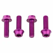 Wolf Tooth Water Bottle Cage Bolts, Aluminum - 4 pcs. / Wolf Tooth Water Bottle Cage Bolts, Aluminum - 4 pcs. /