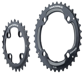RaceFace Turbine 11-Speed Chainring: 64/104mm BCD 26/36t Black