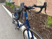 Lightly Used Zinn Carbon Fiber Disc Brake Road bike - 6'3" to 6'6" rider