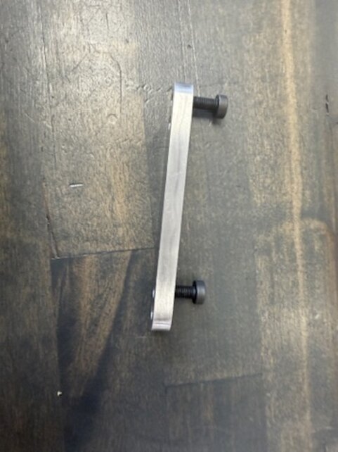 Da Vinci Designs Flat mount brake adapter +20mm - Converts Zinn Duro fork to 200mm rotor