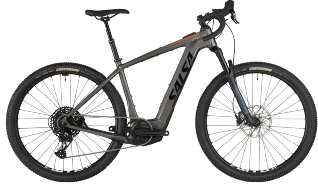 Salsa Tributary Apex Eagle SUS Ebike - 29", Aluminum, Charcoal