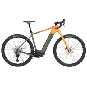 Salsa Tributary C GRX 820 Ebike - 29", Carbon, Dark Pine/Terracotta