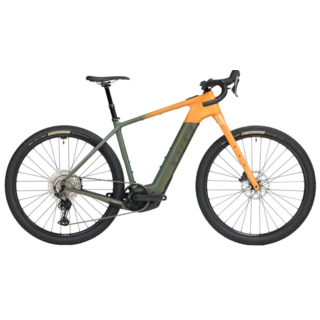 Salsa Tributary C GRX 820 Ebike - 29", Carbon, Dark Pine/Terracotta