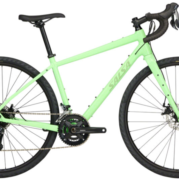 Salsa Journeyer Drop Bar Sora 2x9 Bike - 700c, Aluminum, Citrus Green