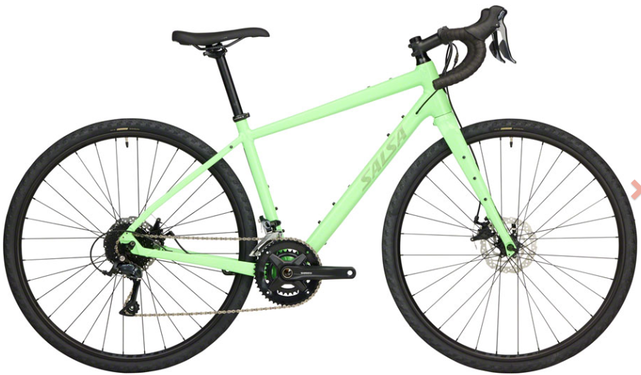 Salsa Journeyer Drop Bar Sora 2x9 Bike - 700c, Aluminum, Citrus Green