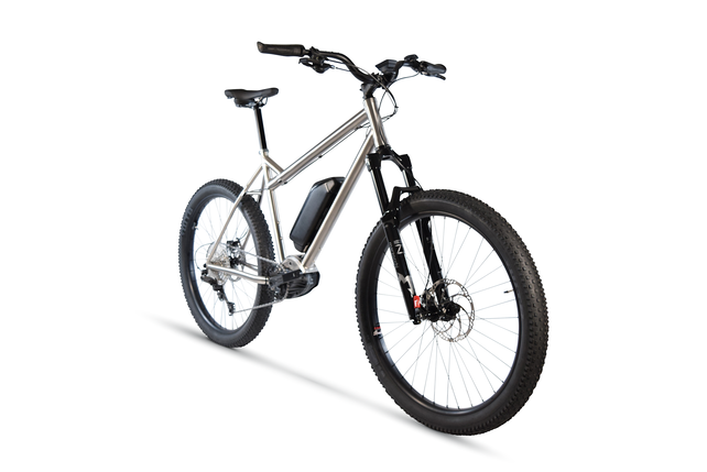 Clydesdale Spur EMTB2 AXS - Titanium Electric Mountain Bike