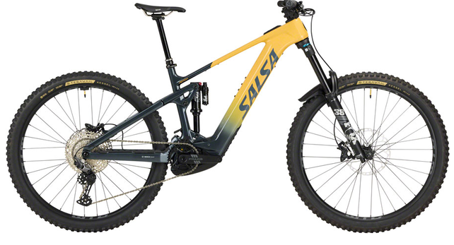 Salsa Notch C Deore 12 Ebike - 29", Carbon, Slate / Apricot