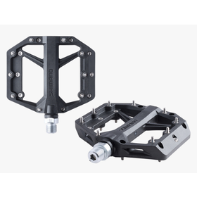 SHIMANO  DEORE FLAT PEDAL, PD-GR400,  BLACK