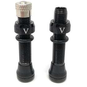 Velotubes Tubeless Schrader Valves 46mm Black