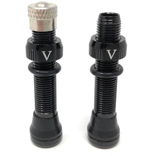 Velotubes Tubeless Schrader Valves 46mm Black