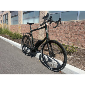 Zinn Custom Titanium Gravel E-Bike - Used in great condition for 6'7" - 6'11" rider