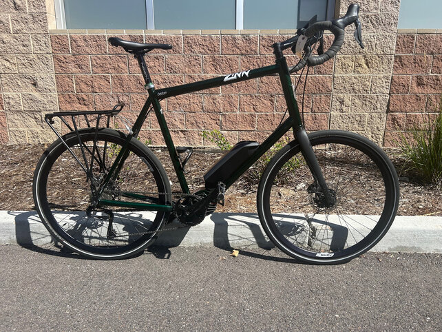 Zinn Custom Titanium Gravel E-Bike - Used in great condition for 6'7" - 6'11" rider